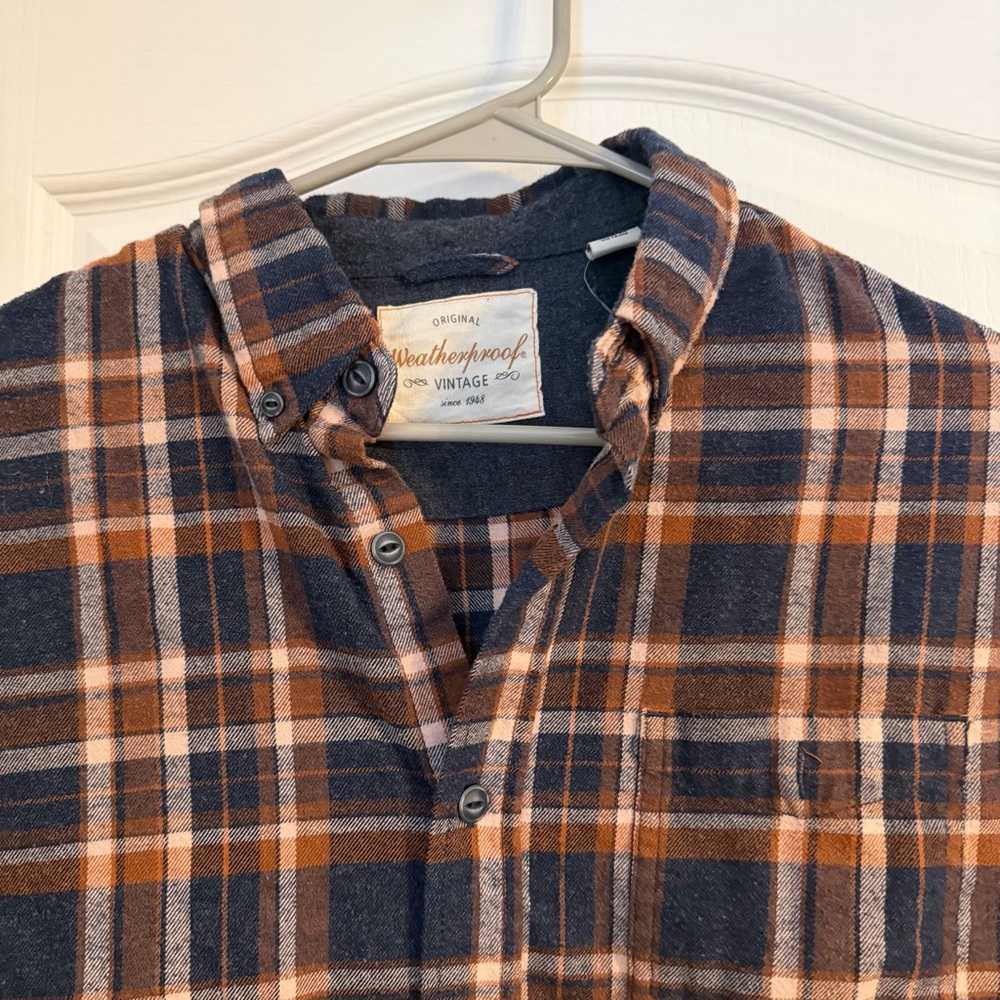 Weatherproof Vintage Flannel Shirt Medium - Picture 3 of 3